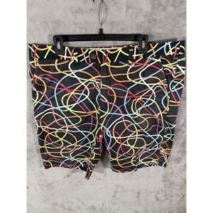 EUC Men's Loudmouth Golf Shorts. Size‎ 40 "Scribblz" Black Print